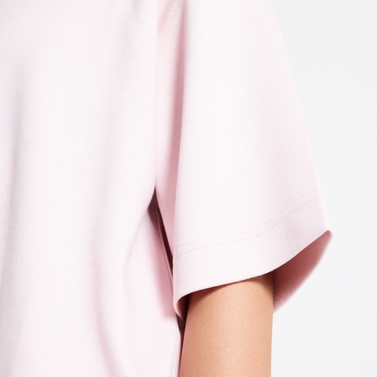 Soft lounge tee "Alyna star" Pink
